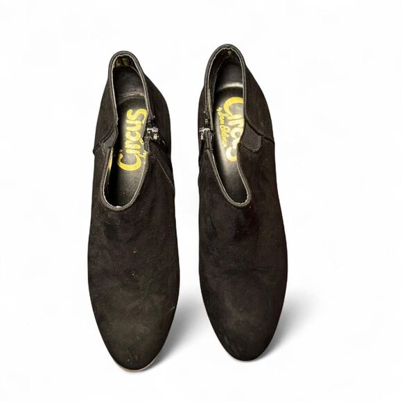 Circus by Sam Edelman Women's Black Suede low heel Ankle Booties Size 8 - Picture 7 of 7